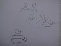 Zeichnung: Hey, Mädels